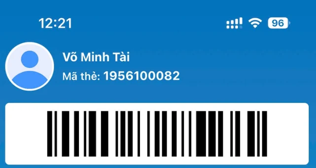 Mã vạch trên ứng dụng UFM Library