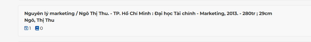 Kết quả tra cứu tài liệu trên website Thư viện